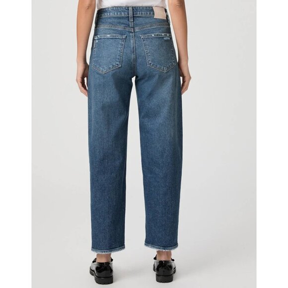 PAIGE Premium Denim Alexis High Waist Ankle Barrel Jeans (Lovejoy Distressed) 29 - Picture 8 of 13